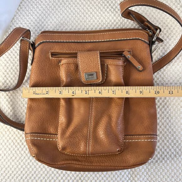 B.O.C BORN Tan Satchel Crossbody Bag Adjustable Strap - Picture 9 of 10